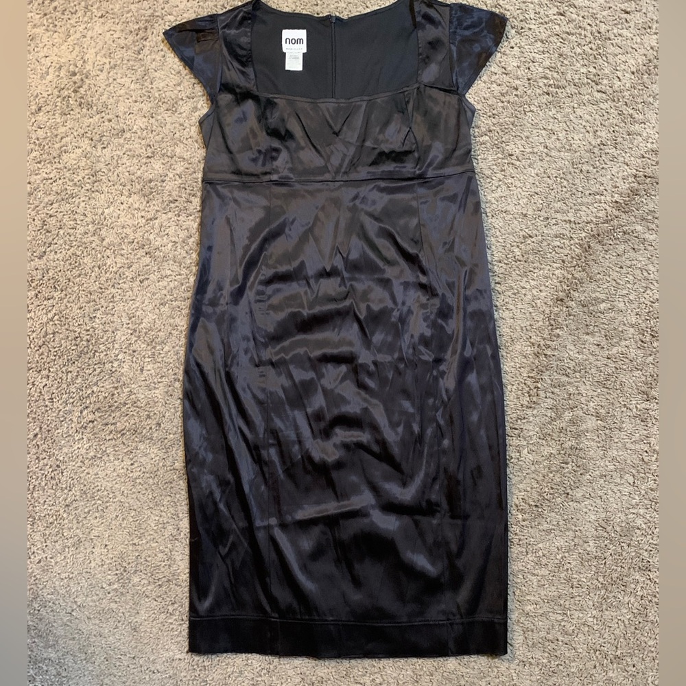 NOM Black Maternity Dress Made in USA See Description